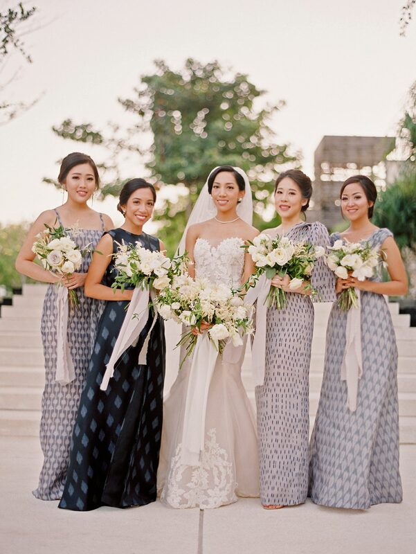 mix and matched wedding dresses for bridesmaids 